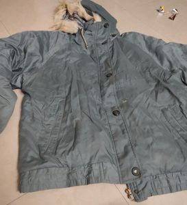 Stylish Blue Winter Coat 2 jacket