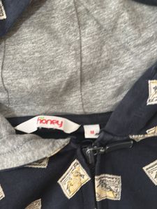 A Cute Postage Stamp Printed Hoodie