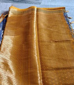 Blue Banarasi Silk Saree