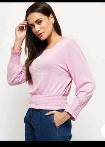 Pink Long Sleeve Top