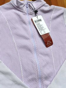 Kappa Striped Brand Logo Zip-Front Sport Jacket