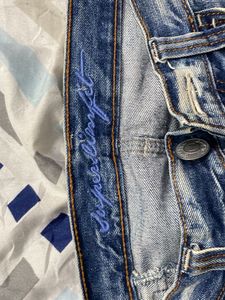 Distressed Denim Jeans