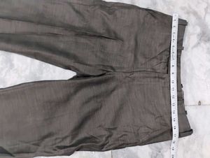 Brown Colour Formal Silk Pant
