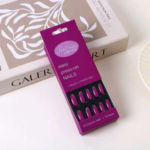 Purple french tip Press-On Nails🟣💜