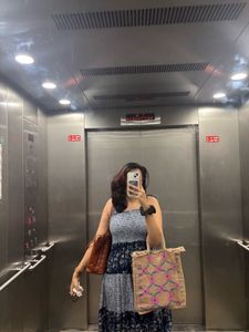 Blue Floral Dress