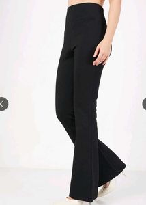 SASSAFRAS Black Bootcut Trousers