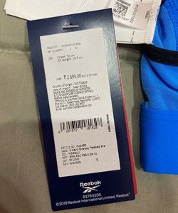 REEBOKWomen Sports Lightly Padded Bra (Blue)