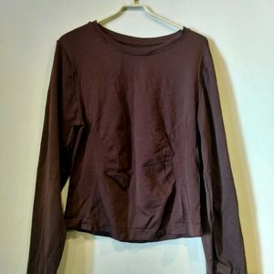 Savana Brown Sports Top