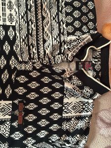 Unique Patterned Short Sleeve Shirt