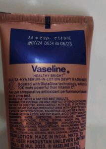 Vaseline Gluta-Hya &amp; Nivea Soft Cream