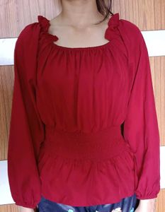 Maroon Top New