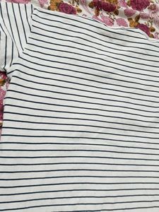 Striped Graphic Tee