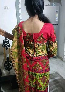 Stylish Printed Churidhar Set