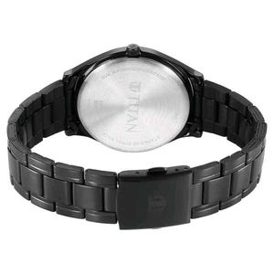 Titan Quartz Analog Watch - Black