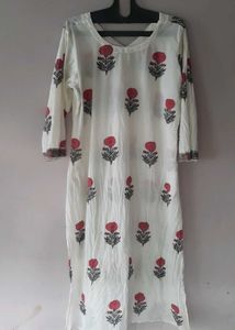 Floral Print Kurti Set( Bust 40-42)