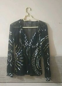 Y2k Sequin Short Kurti