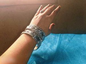 Silver Bangle Set