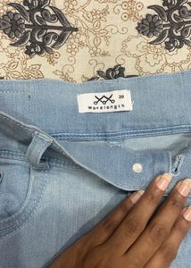 Blue Jeans Short 28 Size