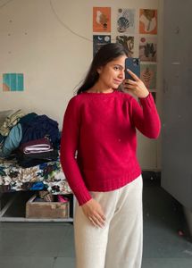 Red Pullover Sweater