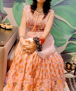 Boho Pink Maxi Dress