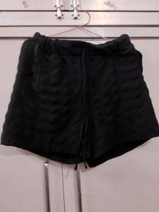 Black Casual Shorts