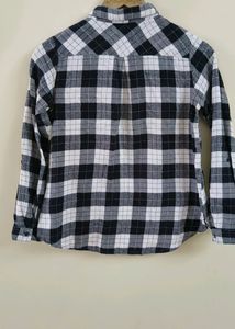 Black and White Buffalo Check  Shirt