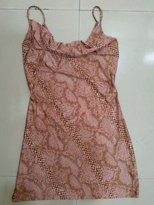 URBANIC Snake Print Bodycon