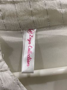 Embroidered White Tunic Top