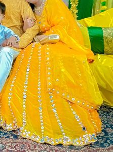 Yellow Embellished Gown