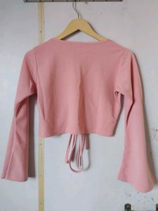 Pink Faballey Top