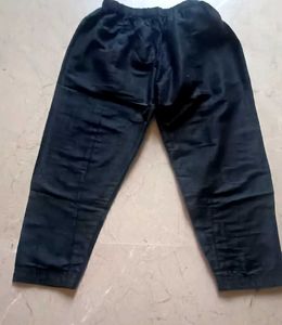 Boys' Black Embellished Kurta