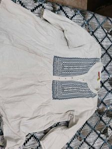 Boho Embroidered Tunic Top