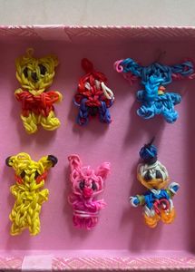 Loom band bag charms kawaii