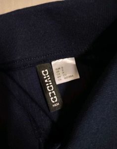 H&amp;M Ribbed Fitted Polo Tshirt ( women )