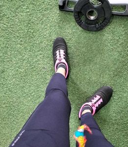 Cute Black &amp; Pink Slip-On Sneakers