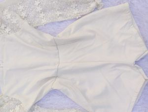 💗Floral Lace Sleeve Romper💗