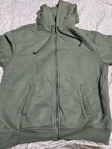 Green Zip-Up Hoodie