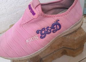 Sz 35 Pink Slip-on Casual Shoes