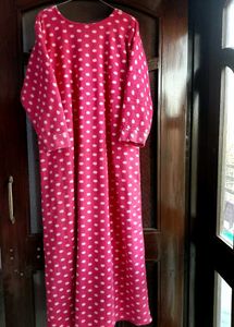 Polka Dot Fleece dress