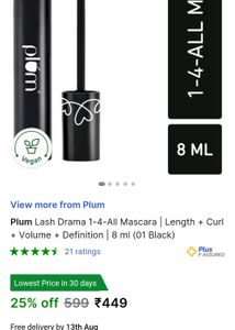 Plum Mascara