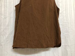 Zero Brown Sleeveless Top