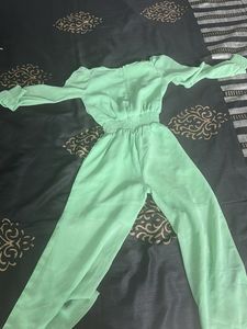 Cute Green Jumpsuit