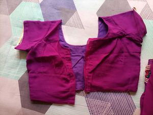 party wear, purple 💜💜 colour saree