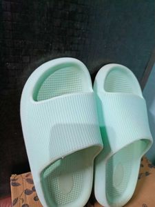 Comfy Mint Green Slides