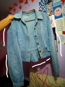 Is This A Wow Denim Jacket With Unique Design 🤌❤️