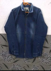 Denim Button-Down Shirt