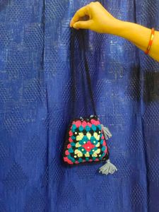 Handmade Crochet Granny Square Bag