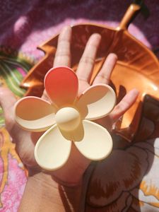 Gradient Flower Hair Claws