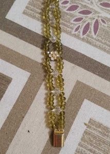 Vintage Beaded Rose Bracelet