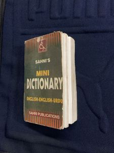 Sahni's Mini Dictionary English-Urdu